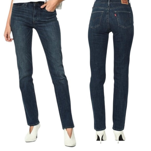 Levi’s Slimming Straight Women’s Size 32 - Picture 1 of 12